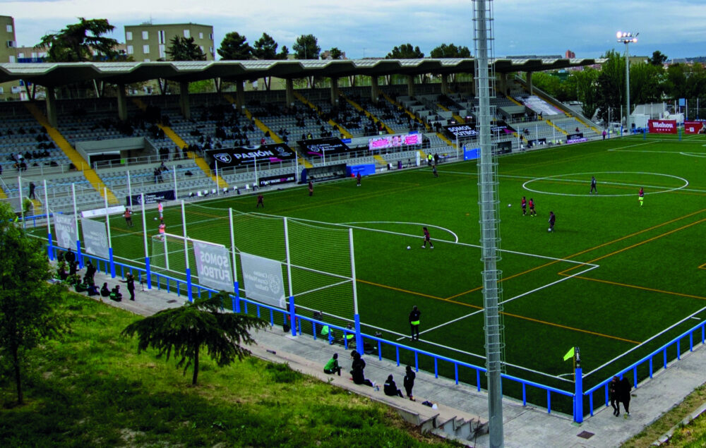imagen aérea del campo de fútbol antiguo canódromo